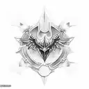 Angemon  tattoo design idea