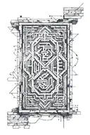 Hustle Set In Stone written inside a brick wall tattoo design idea