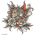 kanchan oswin name mix tattoo design idea