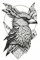 Kookaburra Pretzel format tattoo design idea