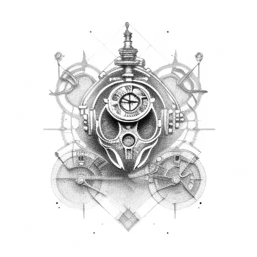 SteamPunk tattoo design idea