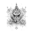 SteamPunk tattoo design idea