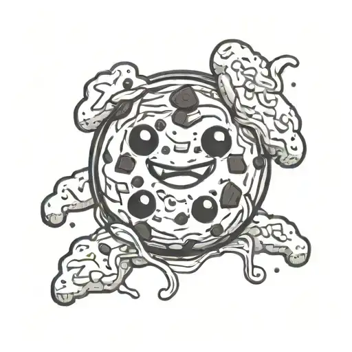 cookie tattoo design idea