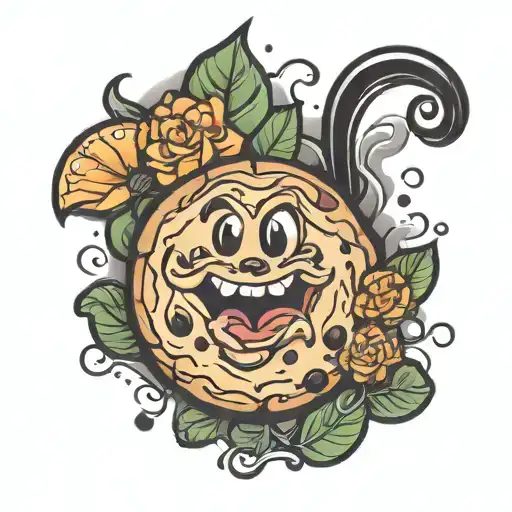 cookie tattoo design idea