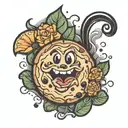 cookie tattoo design idea