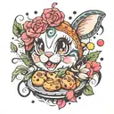 cookie tattoo design idea