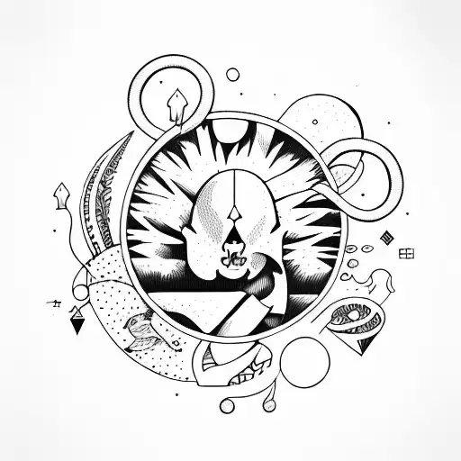 happy birthday   tattoo design idea