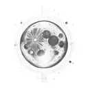eclipse solar anular com data de nascimento  tattoo design idea