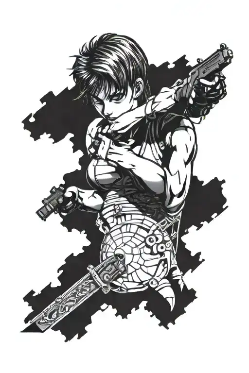 resident evil sleeve tattoo tattoo design idea