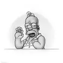 HOMER SIMPSON QUI ETRANGLE BART tattoo design idea