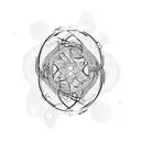 phisics quantum tattoo design idea