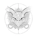 phisics quantum tattoo design idea