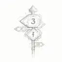 street sign tattoo design idea