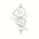 street sign tattoo design idea