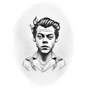 harry styles  tattoo design idea