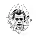 harry styles  tattoo design idea