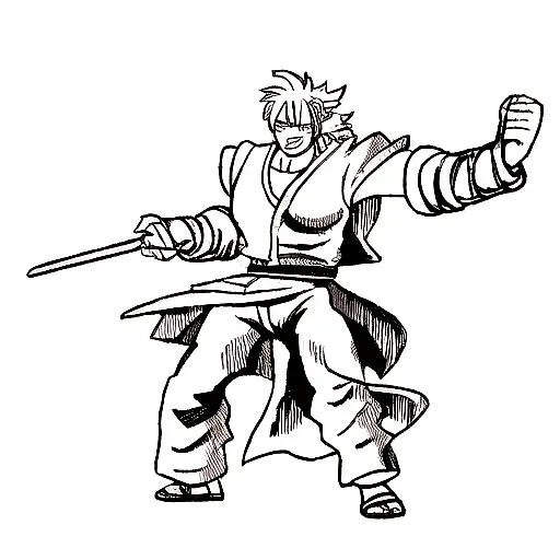 one piece, Naruto, Dragonball Z, Harry Potter, Warhammer 40k tattoo design idea