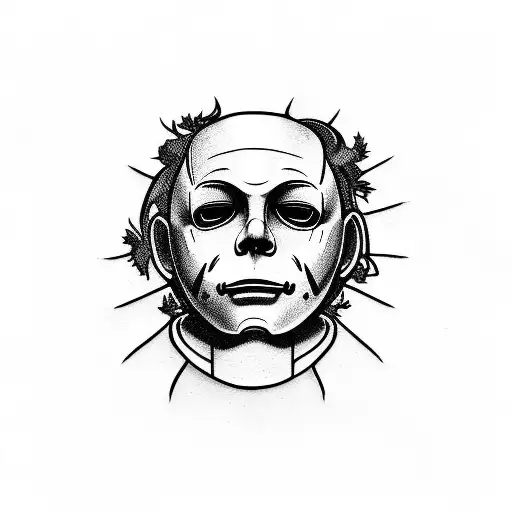 Michael myers tattoo design idea