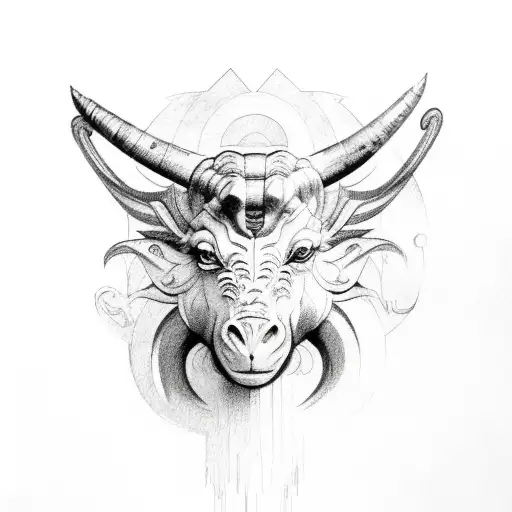 the word aries and the number 2001 in gothic font tattoo design idea