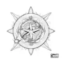 ocean,seagulls,sand castle,plumeria,fish,cancer zodiac tattoo design idea