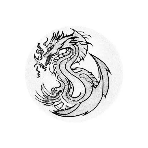 dragon, phoenix, leeds united tattoo design idea
