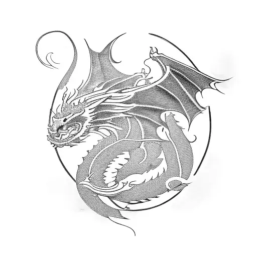 dragon, phoenix, leeds united tattoo design idea