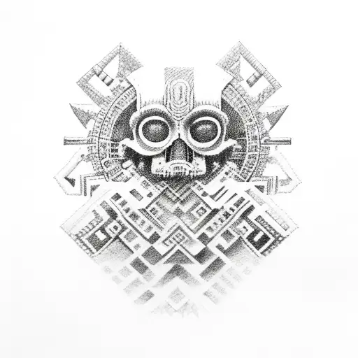 tlaloc tattoo design idea
