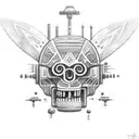 tlaloc tattoo design idea