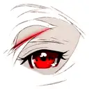 Dragon red eyes tattoo design idea