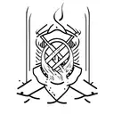 twisted tea can, coors can, bonfire  tattoo design idea