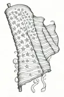 american flag sleeve tattoo design idea