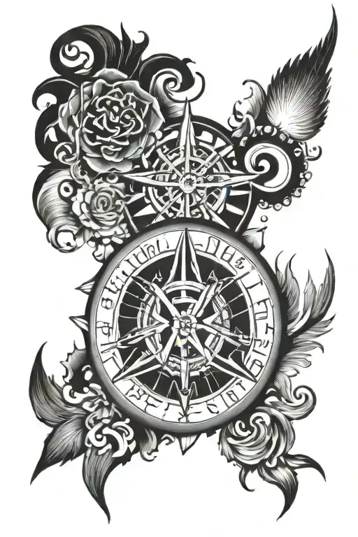 42.9169 degrees north -73.9652 degrees west writing tattoo design idea
