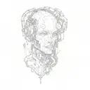 cyberpunk style tattoo tattoo design idea