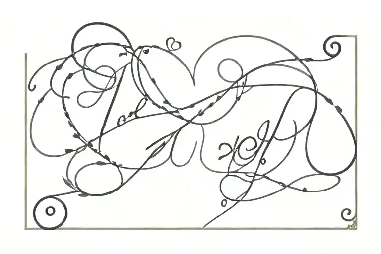 I love you in farsi tattoo design idea