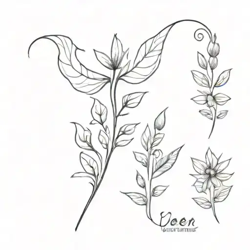 Veer & Neev tattoo design idea