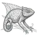 CHAMELEON tattoo design idea