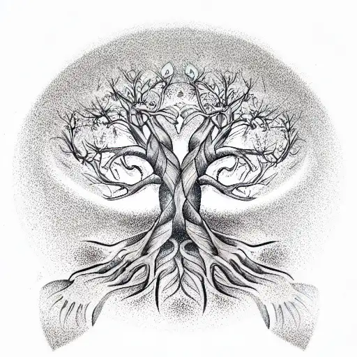 Tree of Life tattoo design idea