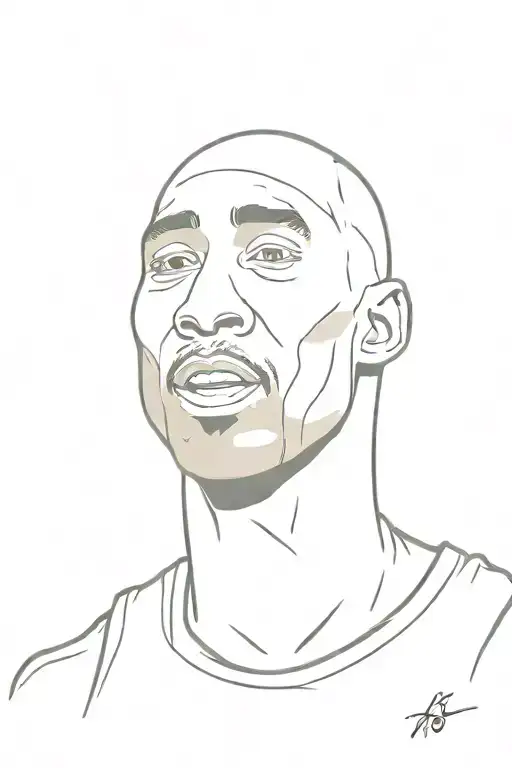 Kobe Bryant tattoo design idea