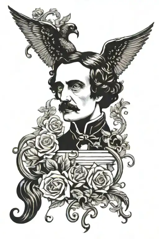 Edgar Allan Poe's Annabel Lee tattoo design idea