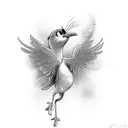 Tweety bird tattoo design idea