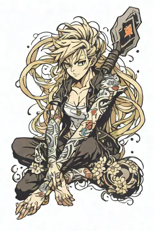 concentration tattoo design idea