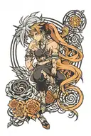 concentration tattoo design idea