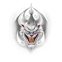 full leg disney villain themed  tattoo design idea