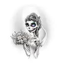Emily the corpse bride  tattoo design idea