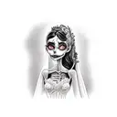 Emily the corpse bride  tattoo design idea