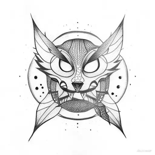 lantern tattoo design idea