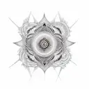 7 Chakra  tattoo design idea