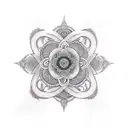 7 Chakra  tattoo design idea