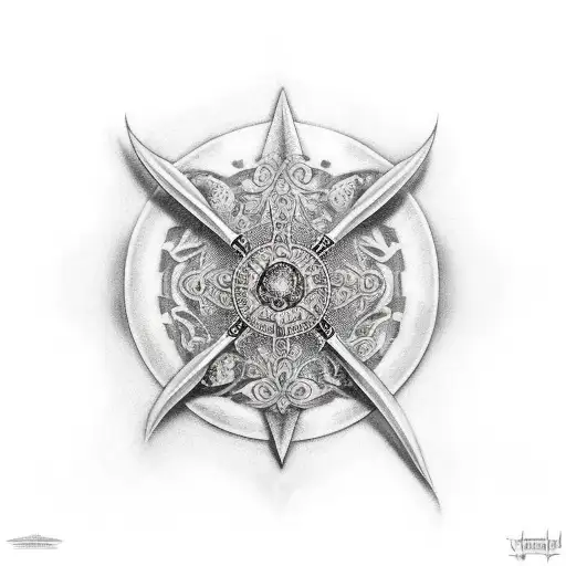 espada narsil tattoo design idea