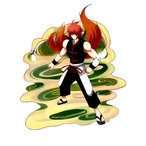 kurama and shen long tattoo design idea